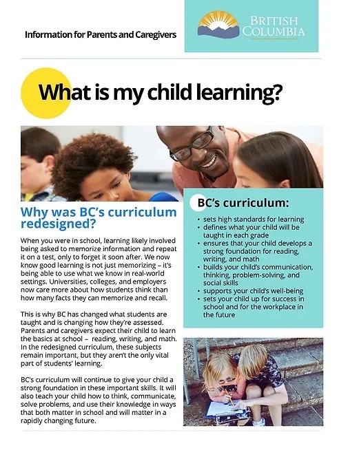 What is my child learning